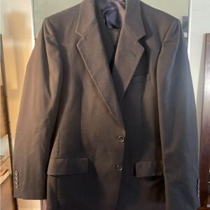 Dior Charcoal Pinstripe Men's Suit 3 Piece